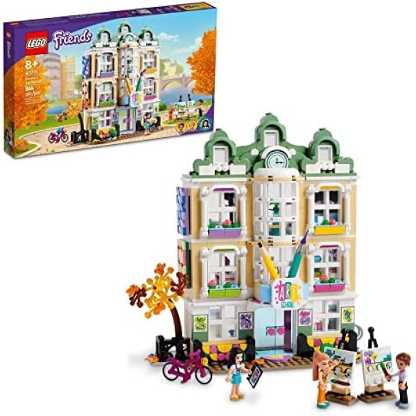 LEGO Friends Emma’s Art School 41711 Building Toy Set Including a Mini Art Studio for Girls, Boys, and Kids Ages 8+ (844 Pieces)