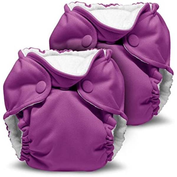 Lil Joey 2 Pack All in One Cloth Diaper, Orchid Diapering