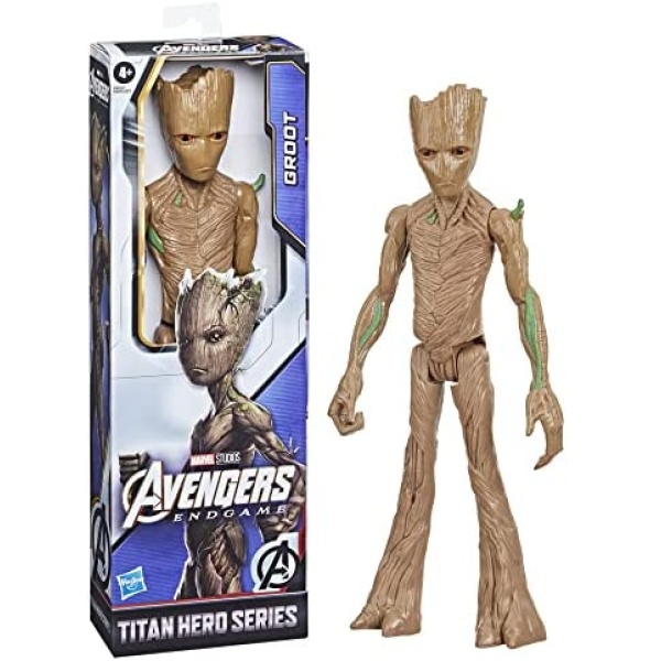 Marvel Avengers Titan Hero Series Groot Toy, 12-Inch-Scale Avengers: Endgame Action Figure, Marvel Toys for Kids Ages 4 and Up