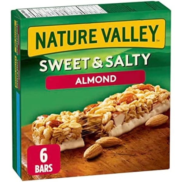 NATURE VALLEY Sweet & Salty Almond Granola Bars, 6 Count