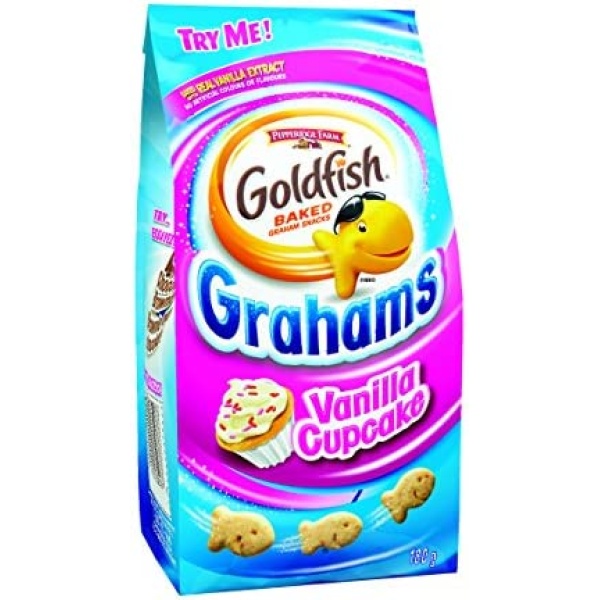 Pepperidge Farm Goldfish Vanilla Cupcake Grahams Sweet Crackers, 180g