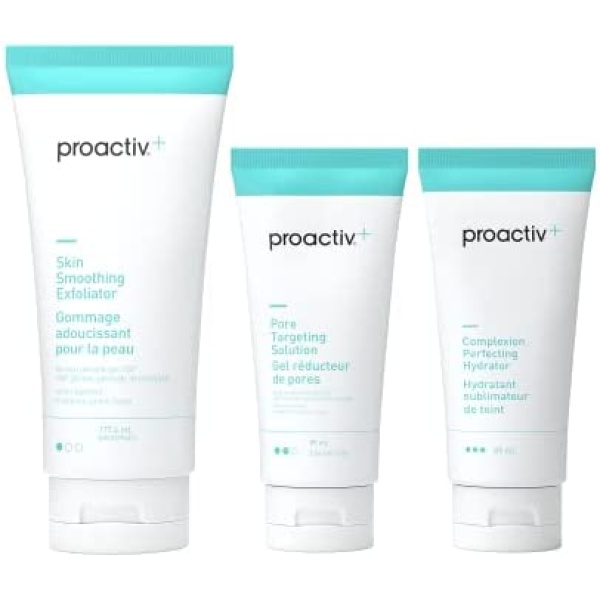 Proactiv+ 3 Step Acne Treatment System (90 Day), Clear, 3 Count (Pack of 1)