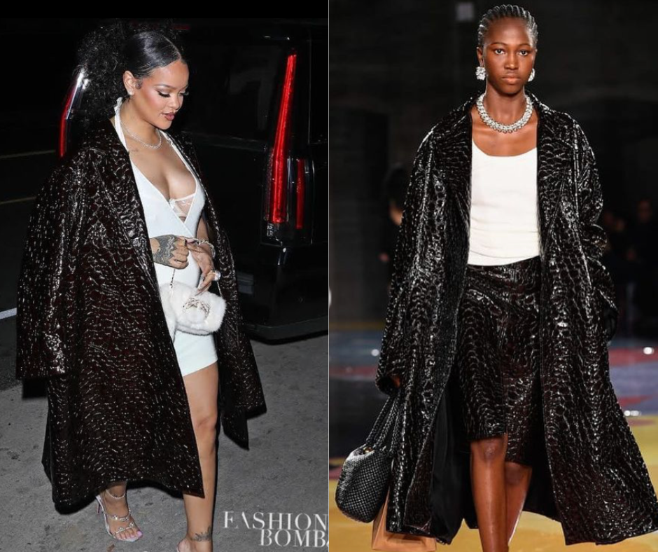 Rihanna celebrates in Bottega Veneta, Cassie Leads in Lace by Tanaya, and Wendy William spotted in Louis Vuitton, Fendi, and Gucci