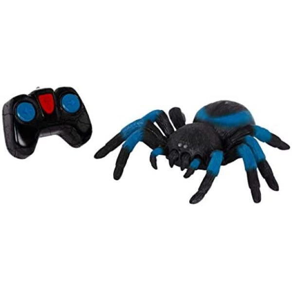 Terra by Battat – Blue Tarantula – Infrared Remote Control Spider with Light-Up Eyes – Electronic Animal Toys and Playsets for Kids Aged 6 and Up, AN2818Z