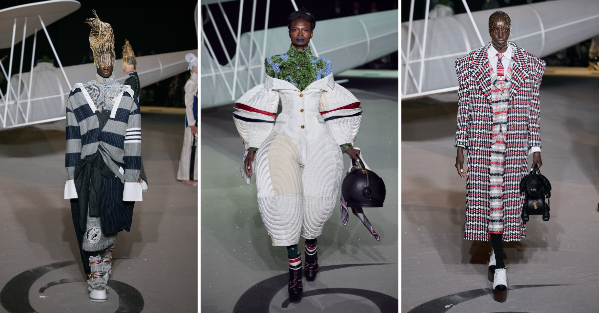 Thom Browne Returns to NYFW with Futuristic and Innovative Silhouettes