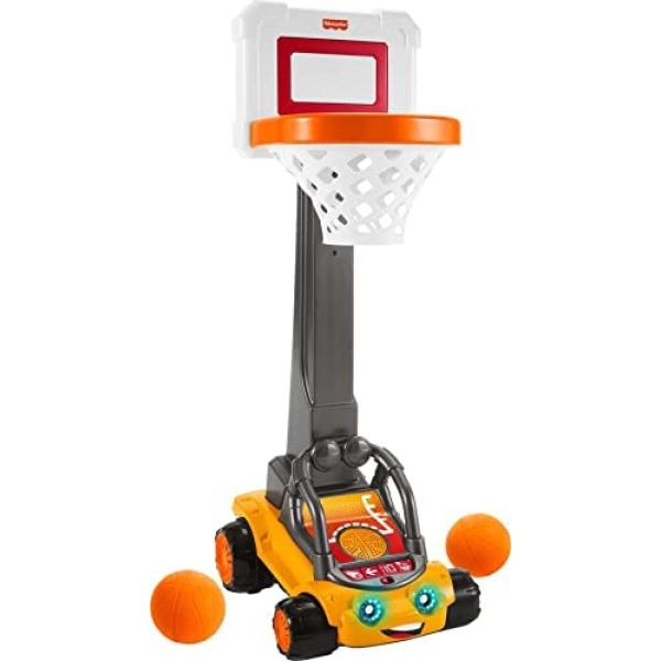 Fisher-Price B.B. Hoopster, motorized electronic basketball toy with lights, sounds and game play for preschool kids ages 3 years and older