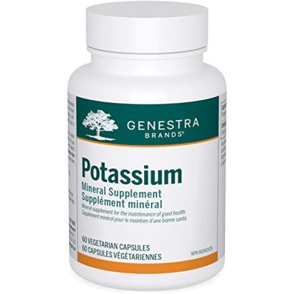 Genestra Brands - Potassium - Mineral Supplement - 60 Vegetable Capsules