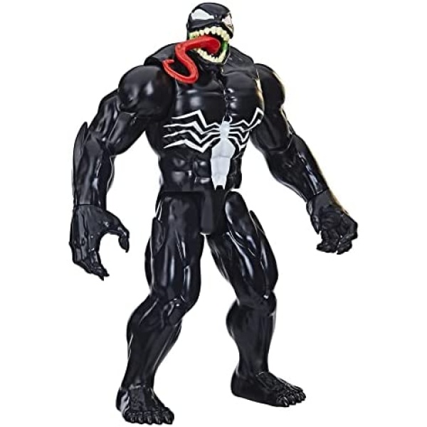 Hasbro Marvel Spider-Man Titan Hero Series Deluxe Venom Toy 12-Inch-Scale Collectible Action Figure, Toys for Kids Ages 4 and Up (F4984)