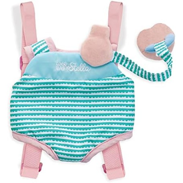 Manhattan Toy Wee Baby Stella Travel Time Carrier Set Soft Baby Doll Accessory for 12" Dolls