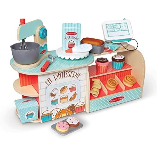 Melissa & Doug Wooden La Patisserie Bakery (39 Pieces)