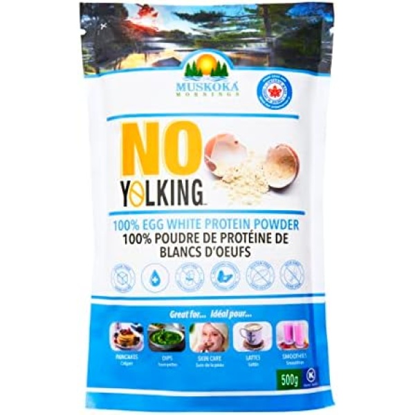 No Yolking Egg White Protein Powder, Low carb, Keto, No Sugar, Vegetarian, Gluten Free, No Fat, Unflavoured