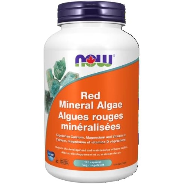 Now Foods Red Mineral Algae (Vegetarian/Vegan) 180vcap