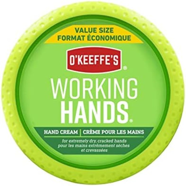 O'Keeffe's Working Hands Hand Cream, Heals, Relieves and Repairs Extremely Dry, Cracked Hands, Boosts Moisture Levels, Value Jar 6.8oz/192g, (Pack of 1) K1680004