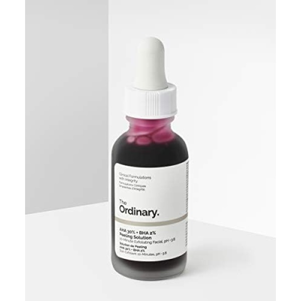 The Ordinary Peeling Solution 30ml AHA 30% + BHA 2%, 1 Fl Oz (Pack of 1)