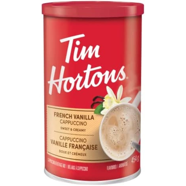 Tim Horton's Instant Cappuccino, French Vanilla, 16 Ounce