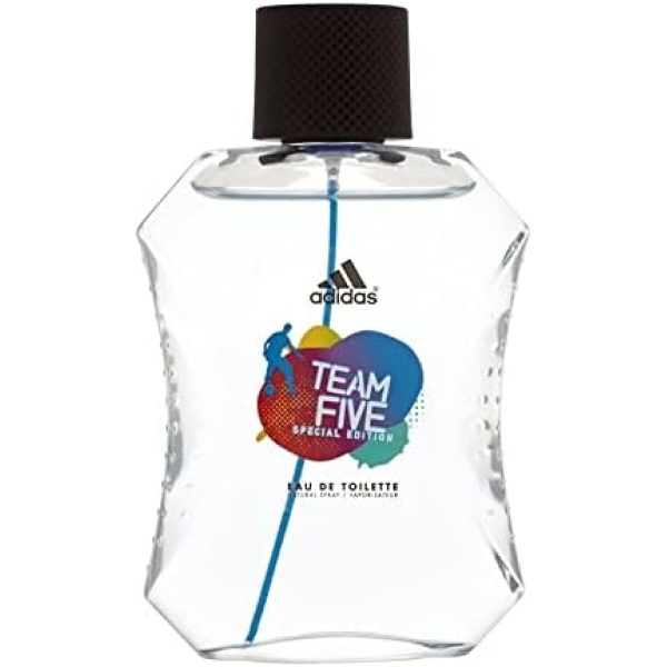 Adidas Team Five Special Edition Eau De Toilette Spray for Men, 3.4-Ounce