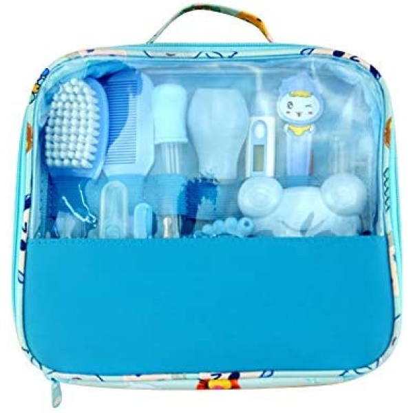 DAMEING Essential Baby Healthcare and Grooming Kit Set Baby Care New Born Healthcare Kits Baby Nail Care Cleaning Set for Infants Newborns Kids Boys and Girls