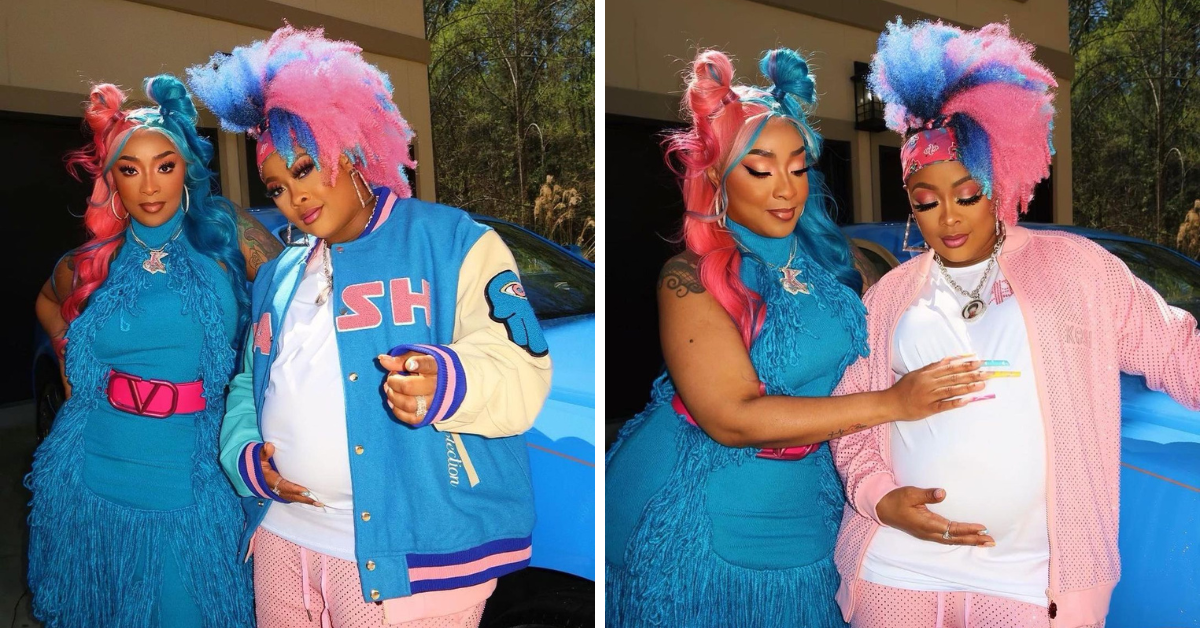 Da Brat and Jessica Harris Celebrate Their Gender Reveal in Hanifa, Valentino and Pure Atlanta