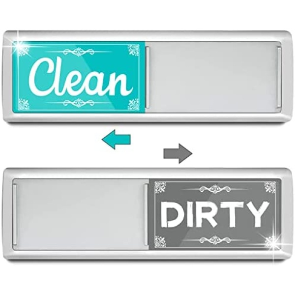 Dirty Clean Dishwasher Magnet,Dishwasher Magnet Clean Dirty Sign Magnet for Dishwasher Dish Bin That Says Clean or Dirty Dish Washer Refrigerator for Kitchen Organization and Storage Necessities