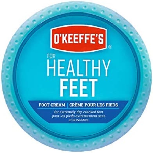 O'Keeffe's Healthy Feet Foot Cream Relieves and Repairs Extremely Dry Cracked Feet Instantly Boosts Moisture 3.2 oz / 90.7 g Jar (Pack of 1) K1320013