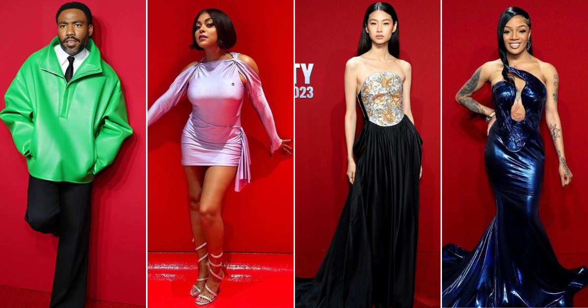 On The Scene at GQ’s Global Creativity Awards 2023 with Donald Glover in Valentino, Taraji P. Henson in Coperni, GloRilla in V4venchi and more