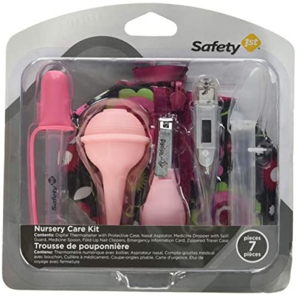 Safety 1st Deluxe Nursery Care Kit - 7 Pieces, Pink