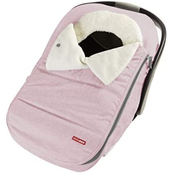 Skip Hop Winter Car Seat Cover, Stroll & Go, Pink Heather