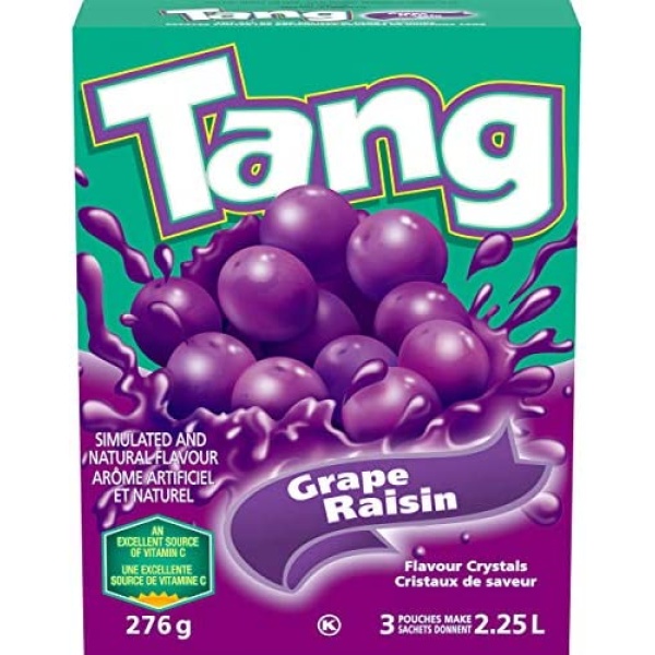 Tang Grape Powdered Drink Mix, 276g