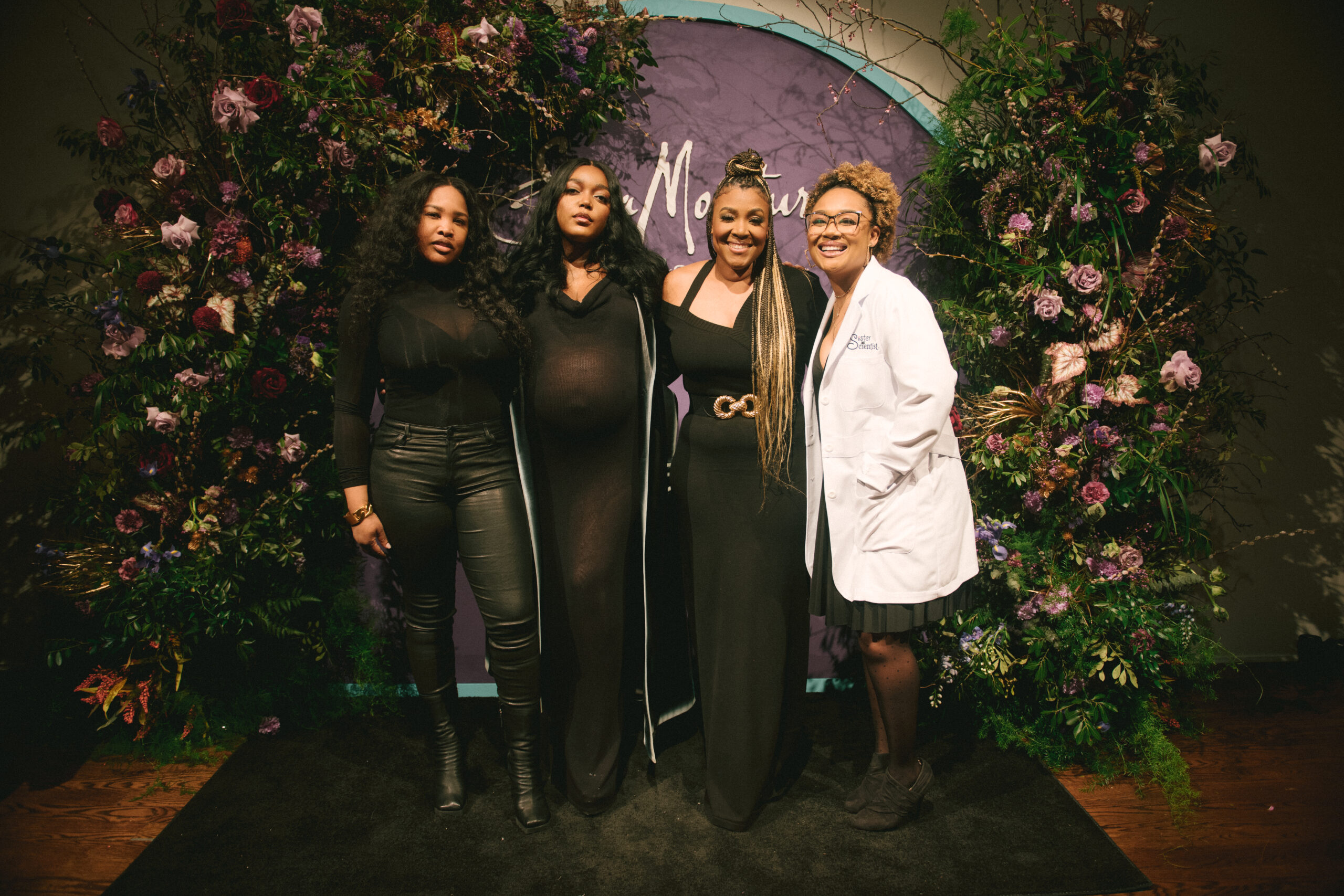 Taydra Mitchell-Jackson, Anifa Mvuemba, Nikki Nelms & Erica Douglas Spearhead SheaMoisture All Black, No Flakes Product Launch Event