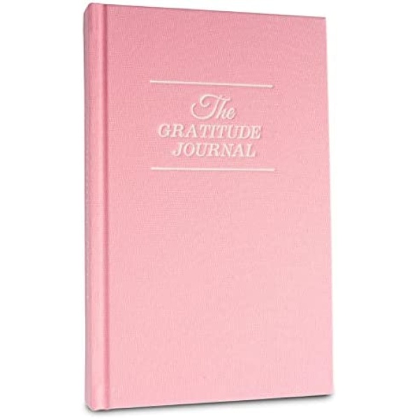 The Gratitude Journal,5 Minute Journal with Prompts,Undated Five Minutes Guide Daily Planner for More Happiness,Positivity,Affirmation,Productivity,Mindfulness,Hardcover Gratitude Journal for Women & Men (Pink)