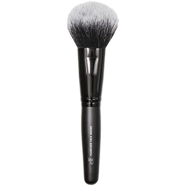 e.l.f. Flawless Face Brush, Vegan Makeup Tool, Flawlessly Contours & Defines, For Powder, Blush & Bronzer