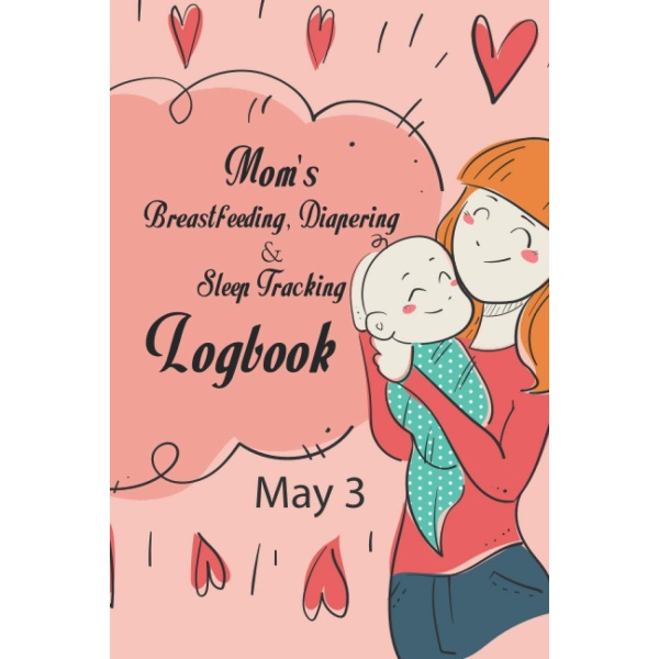 Mom's Breastfeeding, Diapering & Sleep Tracking Logbook: New Parents Or Nannies Baby's Daily Log Book - Keep Track of Feeding Patterns, Sleep Times, and Changes, Mint Green Stripes Tracker for Newborns, Breastfeeding Journal, Sleeping Journal