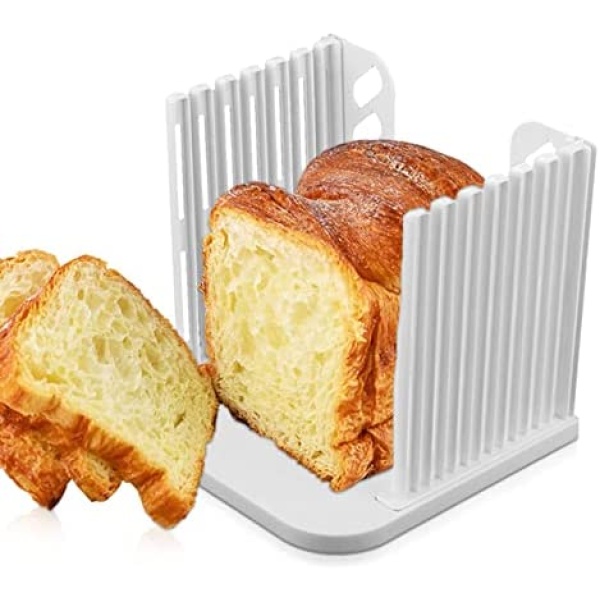 Bread Slicers for Homemade Bread, Bread Slicing Guide with 4 Thickness Bakery Home Kitchen Baking Tools