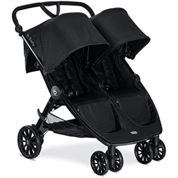 Britax B-Lively Double Stroller, Raven