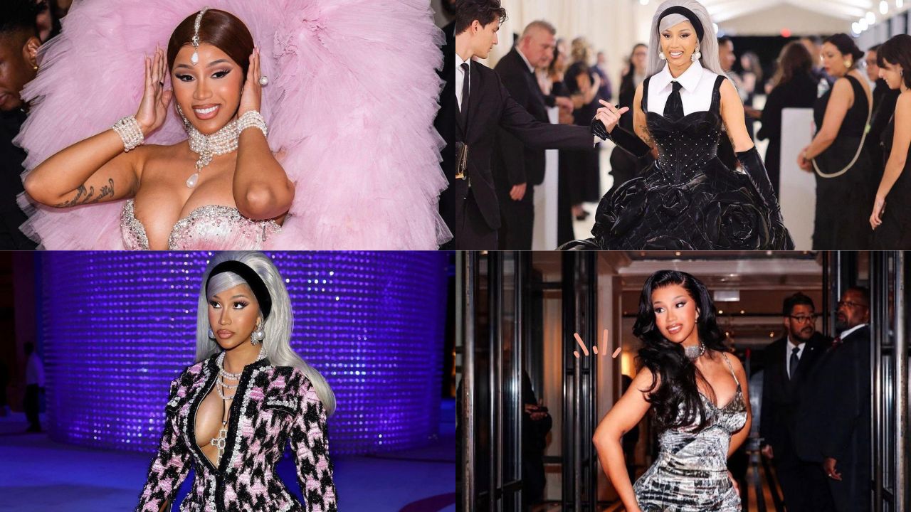 Cardi B Slayed in Four Impressive Designs During the 2023 MET GALA including Cheng Peng Studio, Miss Sohee, Richard Quinn & Sergio Castaño Peña