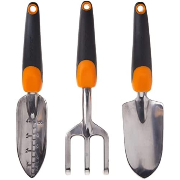 Fiskars 384490-1001 Garden Tool, Ergo Set, Black/Orange