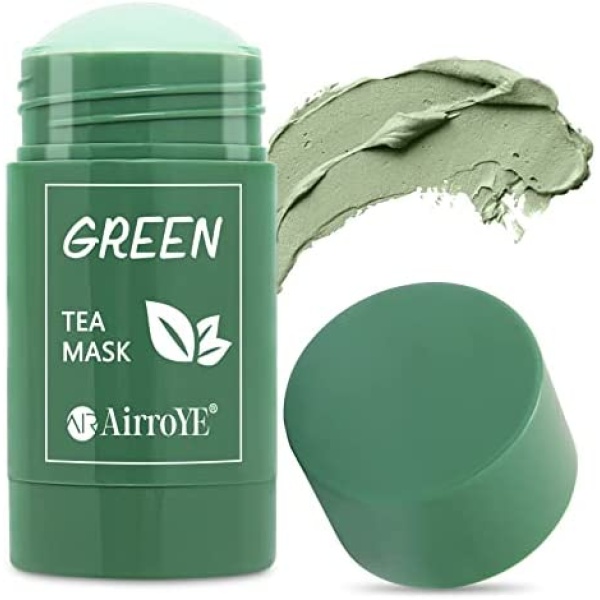 Green Tea Mask Stick - Green Tea Cleansing Mask - Green Tea Mask - Natural Ingredients,Deep Cleaning,Oil Control & Hydrating,Effective For All Skin Types