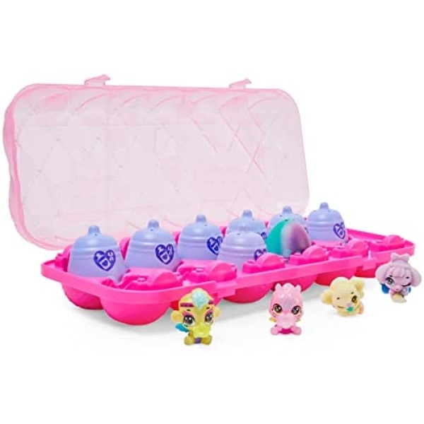 HATCHIMALS CollEGGtibles, Shimmer Babies 12-Pack Egg Carton, Kids Toys for Girls Ages 5 and up