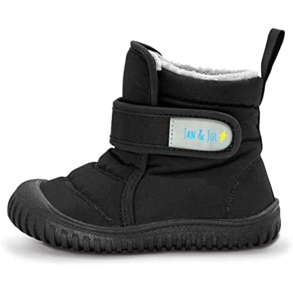 JAN & JUL Toasty-Dry Water-Resistant Winter Ankle Boots for Toddlers Boys