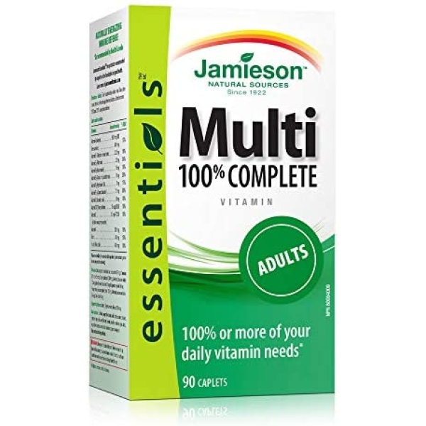 Jamieson 100 percent Complete Multivitamin for Adults, 90 Count (Pack of 1)