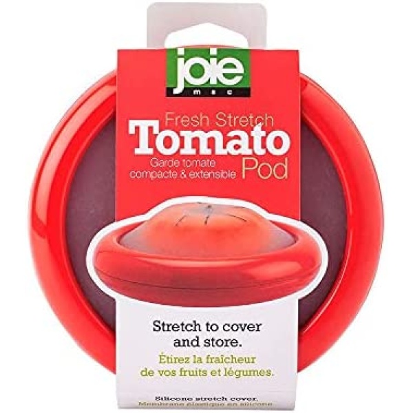 Joie Fresh Stretch Tomato Pod Silicone Stretch Cover Food Saver (35077) , red