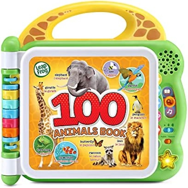 LeapFrog 100 Animals Book (Bilingual - English/French)