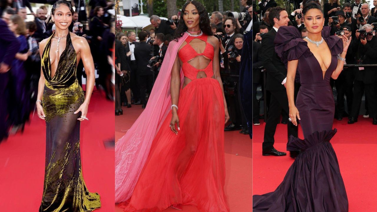 Lori Harvey in Dundas, Naomi Campbell in Valentino, Salma Hayek in Alexander McQueen & More