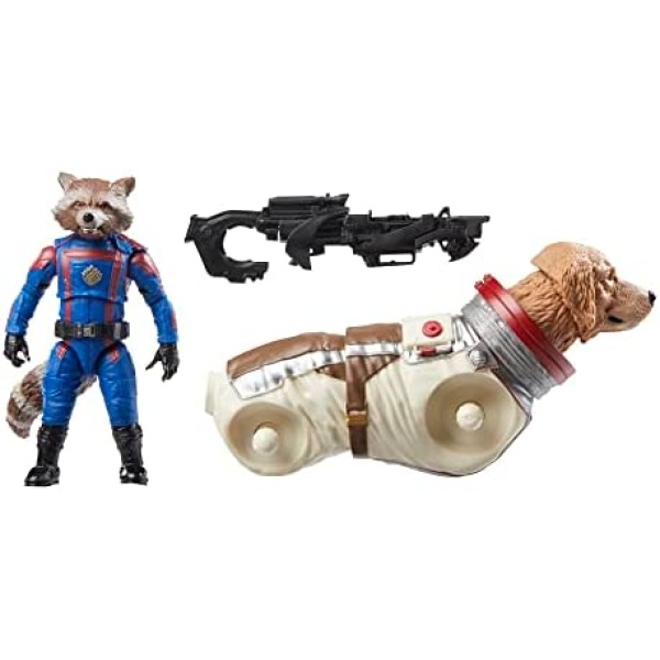 Marvel Legends Series Marvel’s Rocket, Guardians of The Galaxy Vol. 3 6-Inch Collectible Action Figures, Toys for Ages 4 and Up