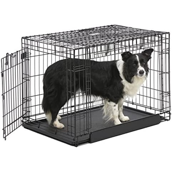 Midwest Homes for Pets Ovation Double Door Dog Crate, 36-Inch