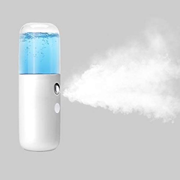 Nano Facial Mister, Mini Facial Sprayer Steamer, Nano Ionic Face Skin Trip Mist Moisturizing & Hydrating Humidifier Home Steam Detox Face Spa Beauty Care Tool