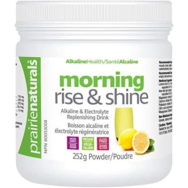 Prairie Naturals Morning rise & shine ph balancing drink mix 252 Gram