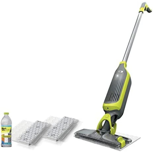 Shark VM200C VACMOP Cordless Hard Floor Vacuum Mop with Disposable VACMOP Pad, Clean Green (Canadian Version)