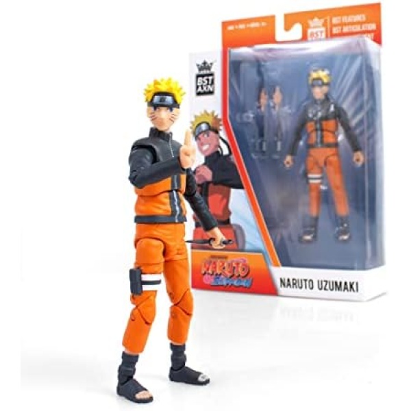 BST AXN 5" Action Figure: Naruto Shippuden - Naruto Uzumaki, Multicolor