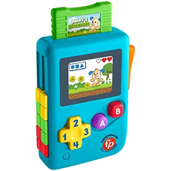 Fisher-Price Laugh & Learn Lil’ Gamer – Bilingual Edition, Educational Musical Activity Toy for Infants and Toddlers